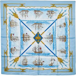 Hermes La Marine en Bois Silk Scarf Other Accessories