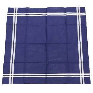 Hermes Handkerchief Bandana MOUCHOIR PARIS 068500G 12 100% Cotton MARINE Navy Pocket Square Neckerchief  aq9407