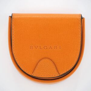 Bulgari Coin Case Orange Unisex