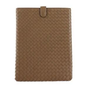 Bottega Veneta Intrecciato Other Accessories 257469 Leather Brown iPad Case