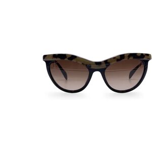 Prada Black Beige Cat Eye Spr06P Sunglasses 54/19 140Mm