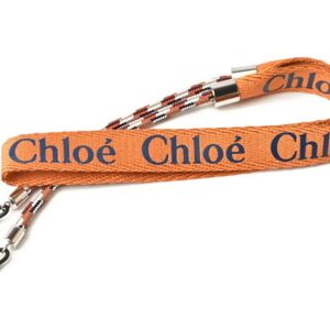 Chloe' Eyewear Strap Glasses Sunglasses Woody Canvas Orange Navy