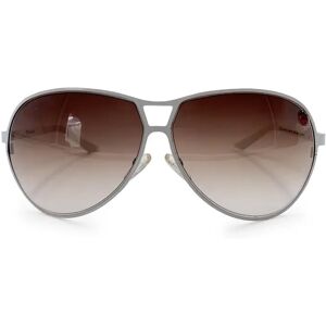 Christian Dior Vintage White Aviator Ladybug Tiny Osir 5 Sunglasses