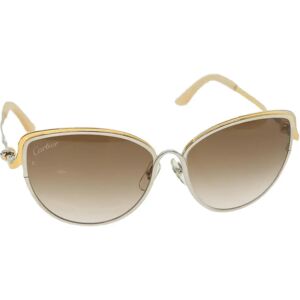 Cartier Sunglasses Brown ESW00045 Auth am501b