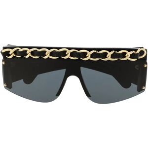 Chanel Chain Embellished Sunglasses, Black/GoldThis item has been used and may have some minor flaws. Before purchasing, please refer to the images for the exact condition of the item.