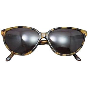 Balenciaga 80's vintage French made tortoiseshell style marble brown frame sunglasses