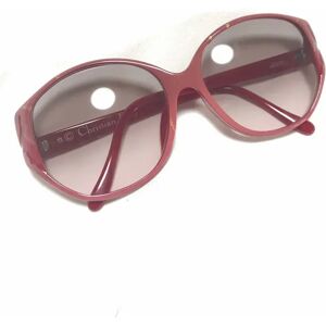 Christian Dior 60's, 70's vintage pink and red oversized sunglasses