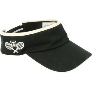 Chanel Sport Line Logo Tennis Embroidered Sun Visor Black