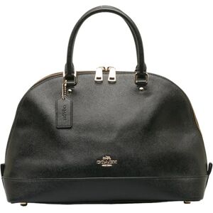 COACH Sierra Satchel Handbag F57524 Black Leather Women's