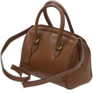 COACH 2way bag handbag shoulder leather brown 4410