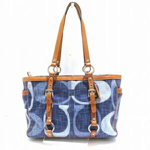 COACH Signature F13810 Bag Shoulder Tote Women's