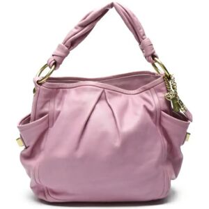 COACH Shoulder Bag Calf 13412  Purple Tote