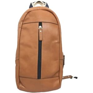 COACH F70811 Leather Body Bag Heritage Web Sling Pack Men's Shoulder ITO8N68KZF2O