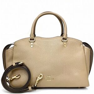 COACH Drew Satchel with Snakeskin 67710 2WAY Bag Shoulder Handbag Ladies