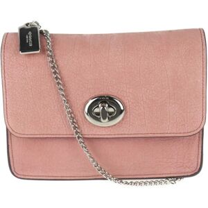 COACH shoulder bag 12092 leather pink chain pochette crossbody