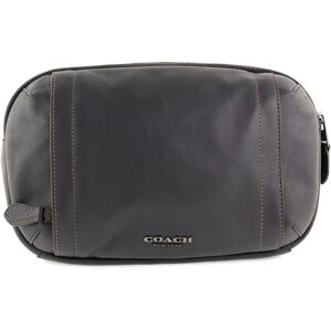 COACH Graham Utility F37594 Calf Black Men's Waist Bag