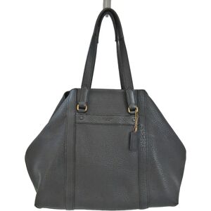 COACH Bleecker 71160 Unisex Leather Tote Bag Black