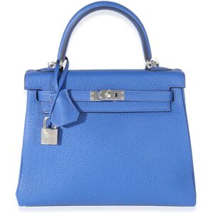 Hermes Bleu Royal Togo Kelly Retourne 25 PHW