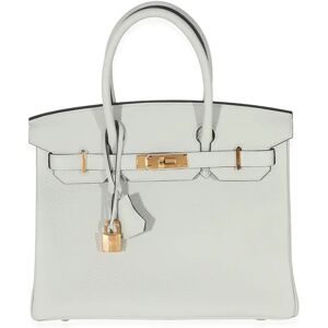 Hermes Gris Neve Togo Birkin 30 GHW