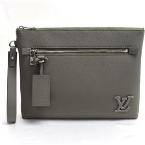 LOUIS VUITTON Takeoff Pouch Clutch Bag Aerogram Khaki M81735 Men's