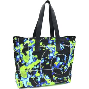 Prada tote bag 2VG019 black blue multicolor nylon leather storage ladies men