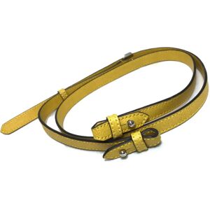 Fendi Toujours Shoulder Strap Only Leather Yellow Men's Women's