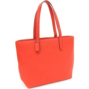 COACH Tote Bag Metropolitan 88291 Red Leather Storage Big Men Women