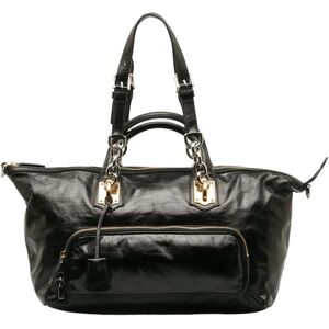 Handbag Chain Shoulder Bag Black Leather Women's DOLCE&GABBANA