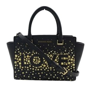 Michael Kors Bags Women's Handbags Shoulder 2way Leather Studs LOVE Black