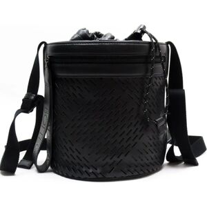 Bottega Veneta Shoulder Bag Bucket Leather Black Men's