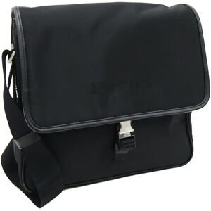 Prada shoulder bag VA0951 black nylon leather men's