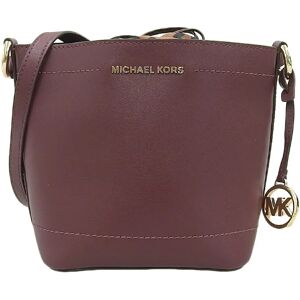 Michael Kors leopard print shoulder bag leather Bordeaux