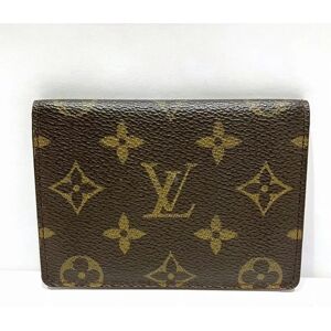 LOUIS VUITTON Monogram Porto 2 Carte Vertical M60533 Accessory Pass Case for Men and Women