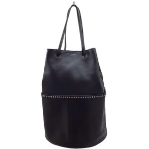 J&M DAVIDSON Daisy with Studs Black Bag Handbag Cylindrical Leather Women's Men's Unisex