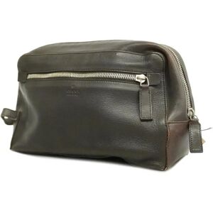 Gucci clutch bag 014 1133 leather brown men's