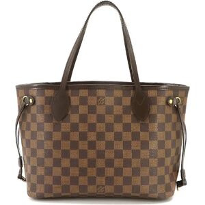 LOUIS VUITTON Damier Neverfull PM Ebene Threes N51109 Brown