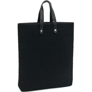 Hermes handbag Amedaba GM black canvas leather tote bag for women and men