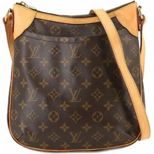 LOUIS VUITTON Monogram Odeon PM Shoulder Back Brown M56390 Gold Hardware