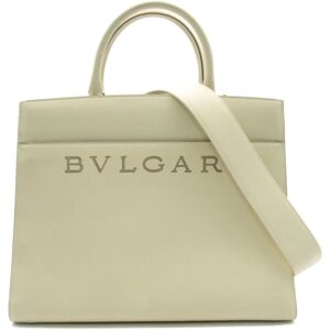 Bulgari 2-way tote Other cream leather