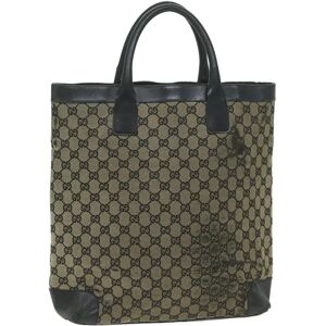 Gucci GG Canvas Tote Bag Beige 002 1121 2123 Auth 60143