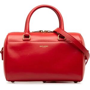 YSL SAINT LAURENT Classic Baby Duffle Leather Satchel