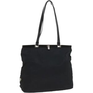 Prada Shoulder Bag Nylon Black Auth bs9594