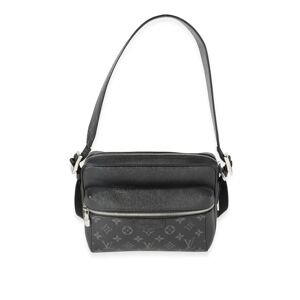 LOUIS VUITTON Black Taigarama & Monogram Eclipse Canvas Outdoor Messenger