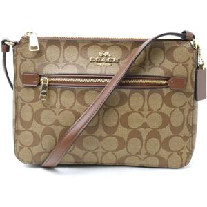 COACH Gallery File Shoulder Bag Brown 91013 Ladies