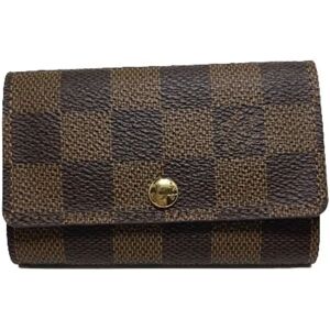 LOUIS VUITTON Multicle 6 Damier N62630  Brown Key Case LV