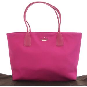 KATE SPADE tote bag nylon leather pink