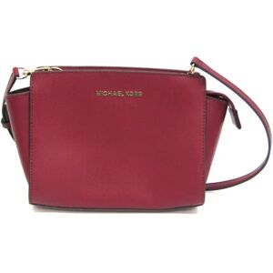 Michael Kors 30T3GLMM2L Women's Leather Shoulder Bag Bordeaux