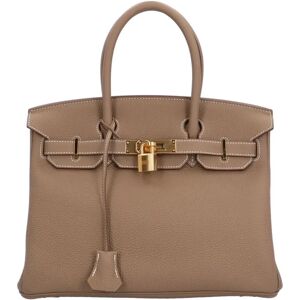 Hermes Birkin 30 Handbag Togo Brown Women's