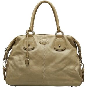 Tod's Handbag Beige Leather Women's