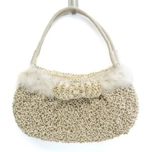 ANTEPRIMA Women's Wire,Fur Handbag Cream